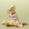 Sitting on a Leaf Angel Figurine by Foundations