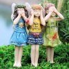 No Gnomes Trio Fairy Garden Figurine