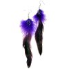 Feather Earrings Long Tibetan