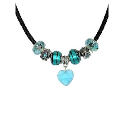 Lovely in Teal Beaded Necklace