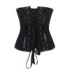 Midnight Mademoiselle Steel Boned Underbust Corset