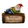 Welcome Gnome Garden Figurine