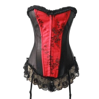 Lovely Lady of Mystery Corset with Garters