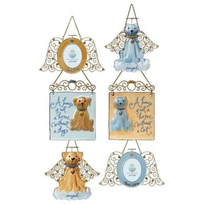 Angel Pet Glass Window Pane Ornament Wall Art