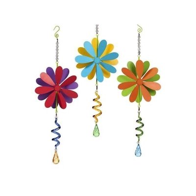 Pinwheel Hanging Garden Ornament by Grasslands Road