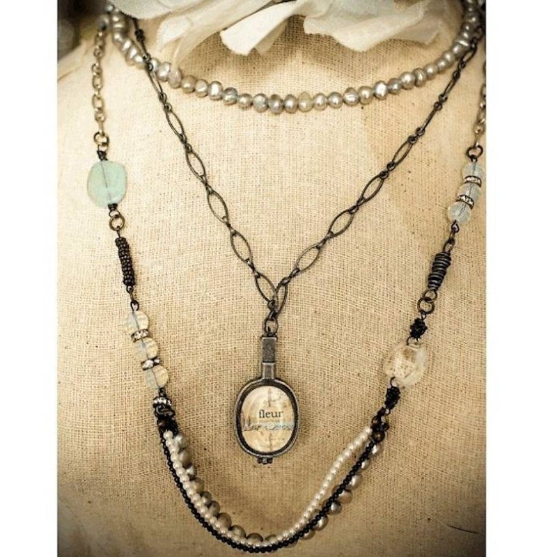 Glorious Vintage Ensemble Pendant Necklace