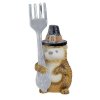 Animal Figurine Thanksgiving Place Card Holder