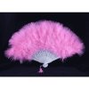 Seductive Maiden Single Color Marabou Feather Fan