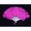 Seductive Maiden Single Color Marabou Feather Fan