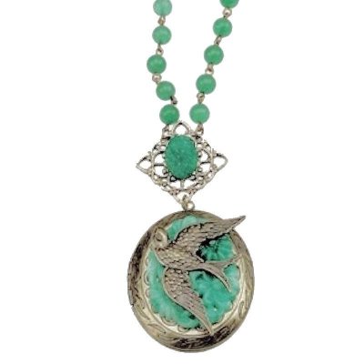 Jaded Desire Locket Pendant Necklace