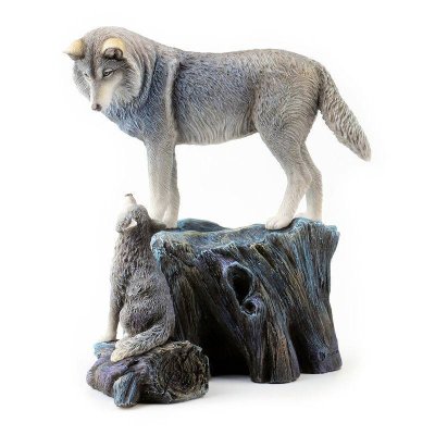 Guidance Wolf Figurine by Lisa Parker