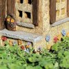 Pansy Place Fairy House Garden Figurine