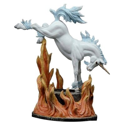 Inferno Unicorn Figurine Limited Edition by Andrew Hull