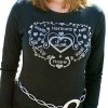 Harmony Rhinestone Shirt by Sabrina Barnett