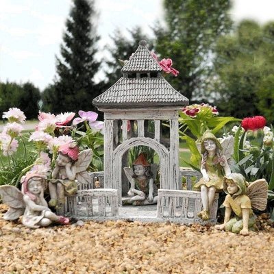 Gazebo Fairy Garden Figurine