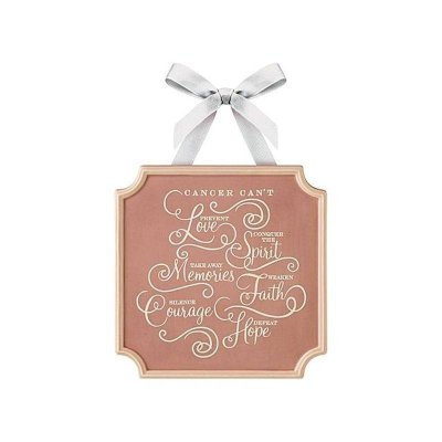 Cancer Can't Wall Art Ceramic Plaque