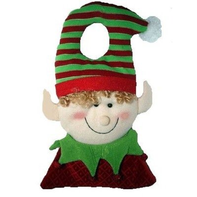 Elf Christmas Plush Door Knob Decor