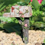 Country Mailbox Fairy Garden Figurine