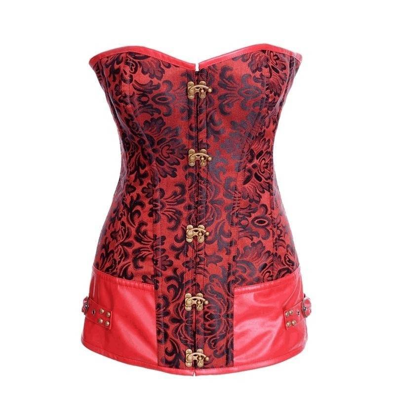 Luscious Vamp Steel Boned Corset