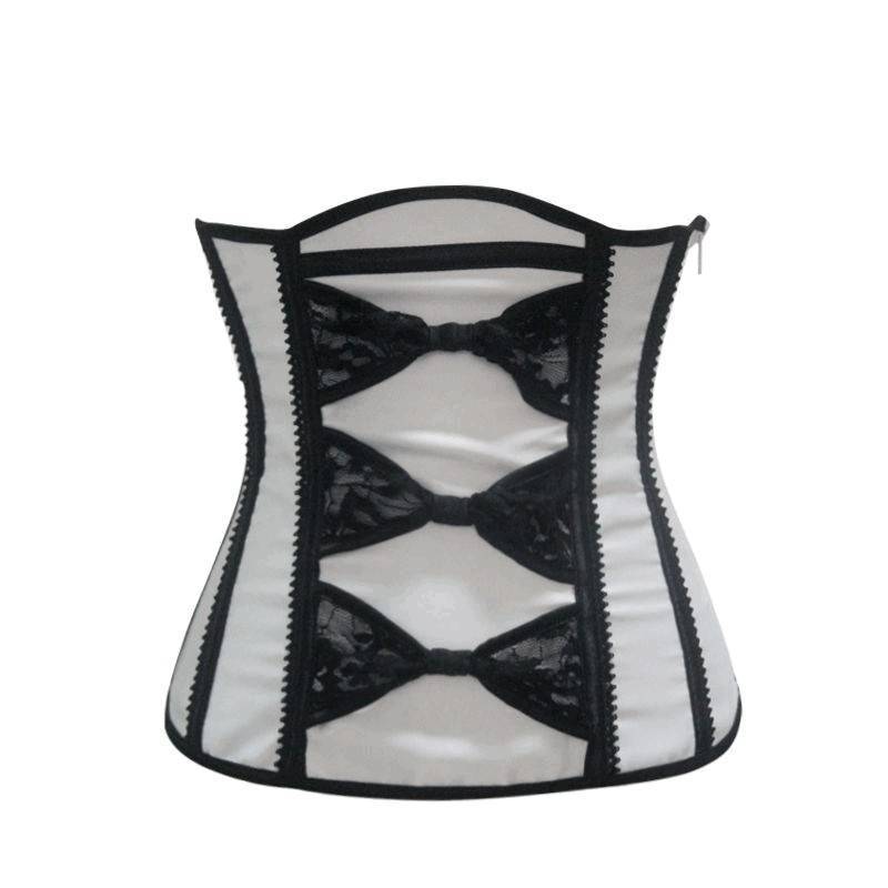 Domino Splendor Underbust Corset for a Black & White Ball