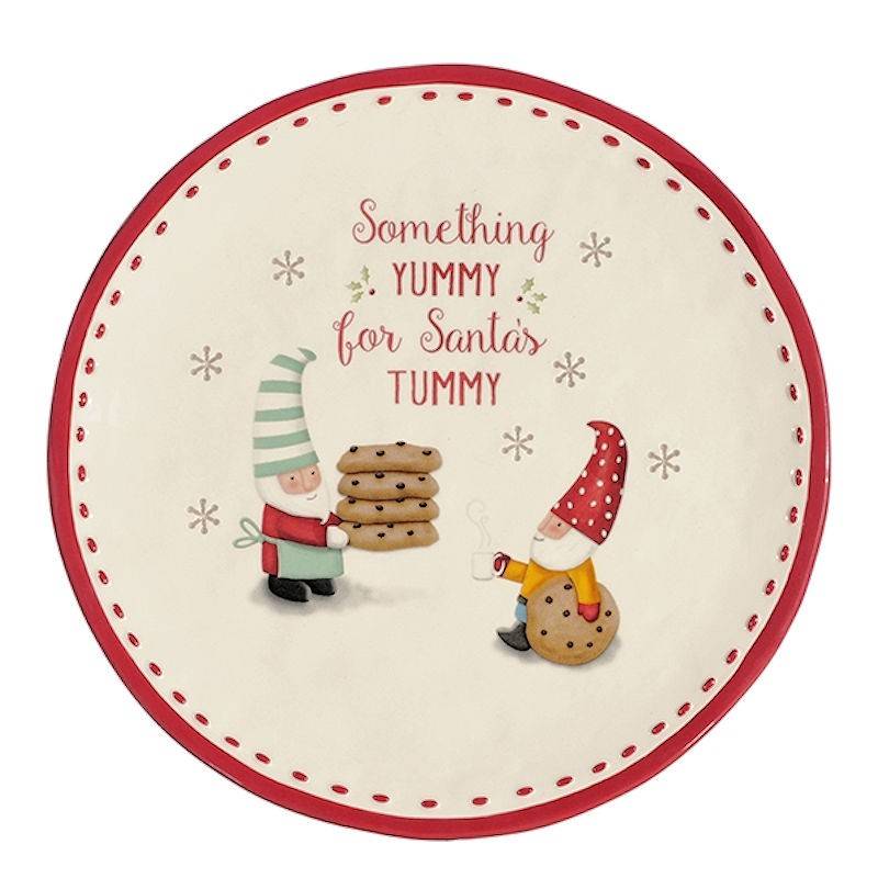 Elf Christmas Cookie Serving Plate