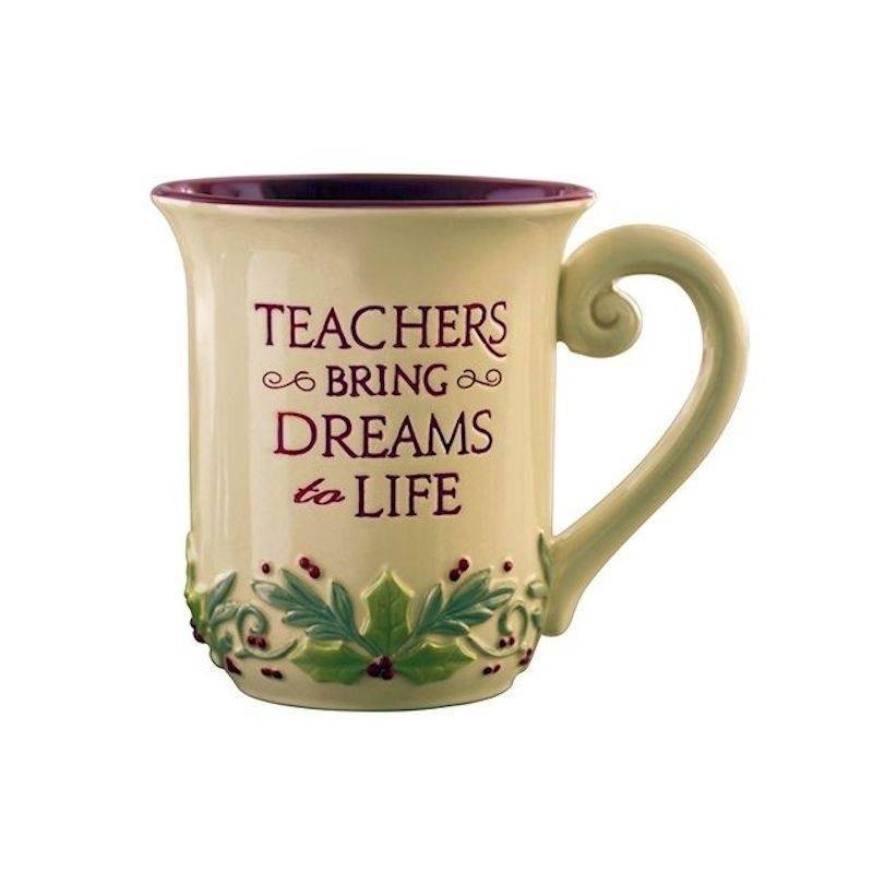 Bring Dreams to Life Christmas Teacher Coffee Mug