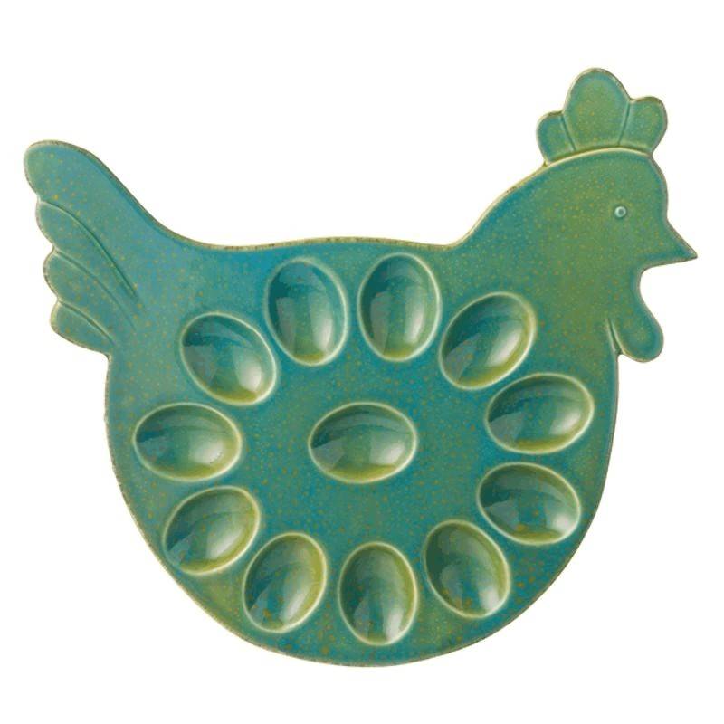 Mother Hen Deviled Egg Serving Plate