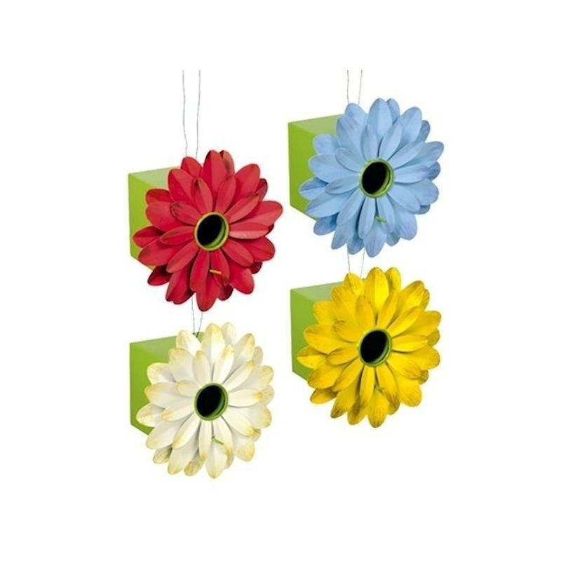 Flower Power Birdhouse Garden Figurine by Grasslands Road