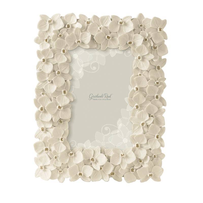 Orchid Flowers Sculpted Photo Frame