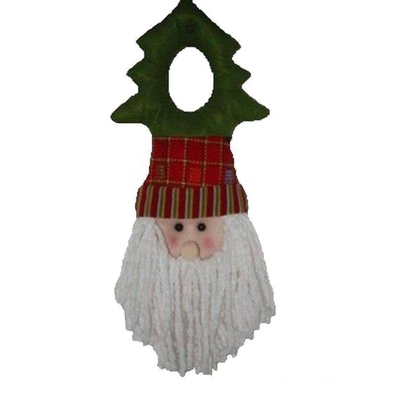 Santa Christmas Plush Door Knob Decor