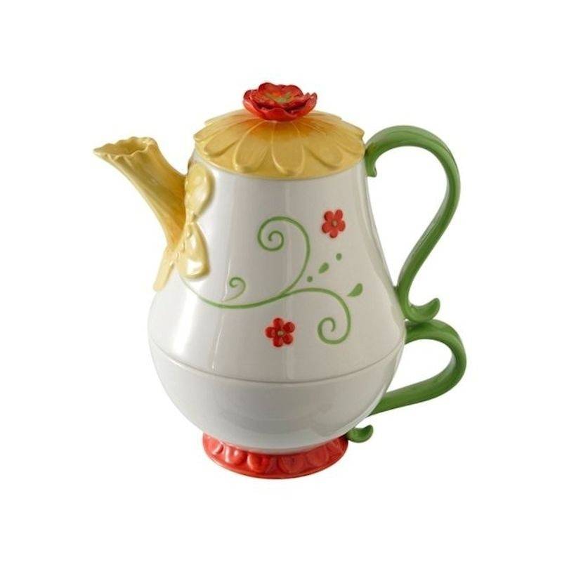 Spring Flower Parade Tea for One Set by Grasslands Road