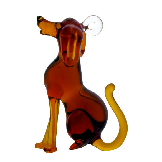 Dog Ornament Handmade Glass by Egyptian Museum