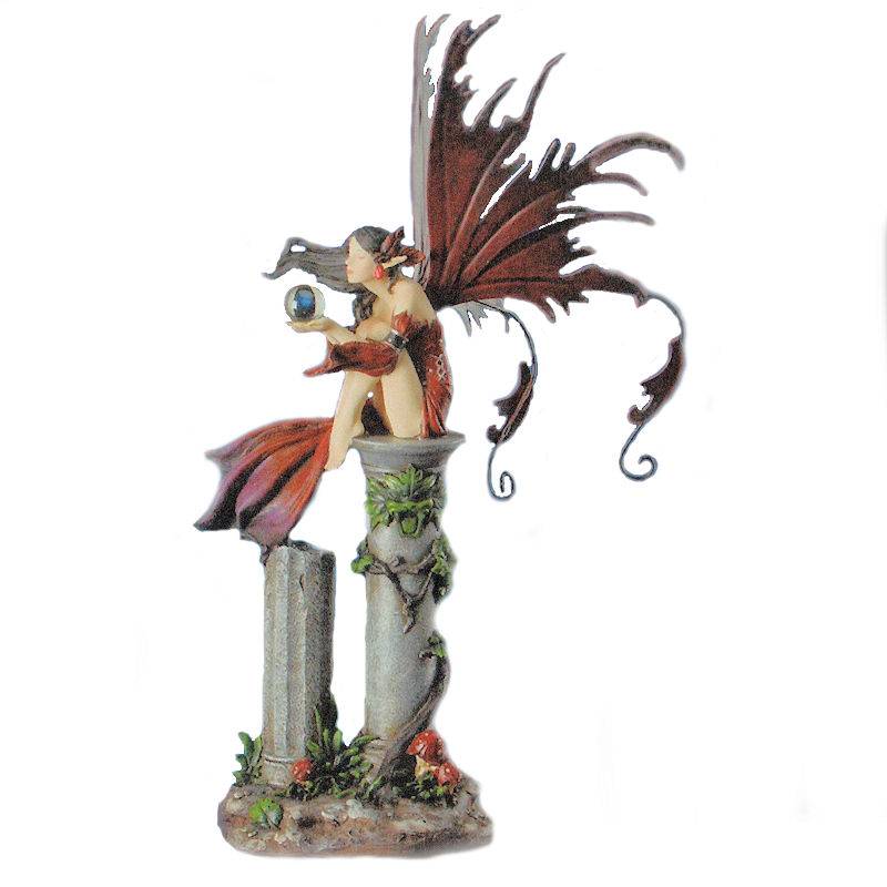 Crystal Ball Enchantress Fairy Figurine