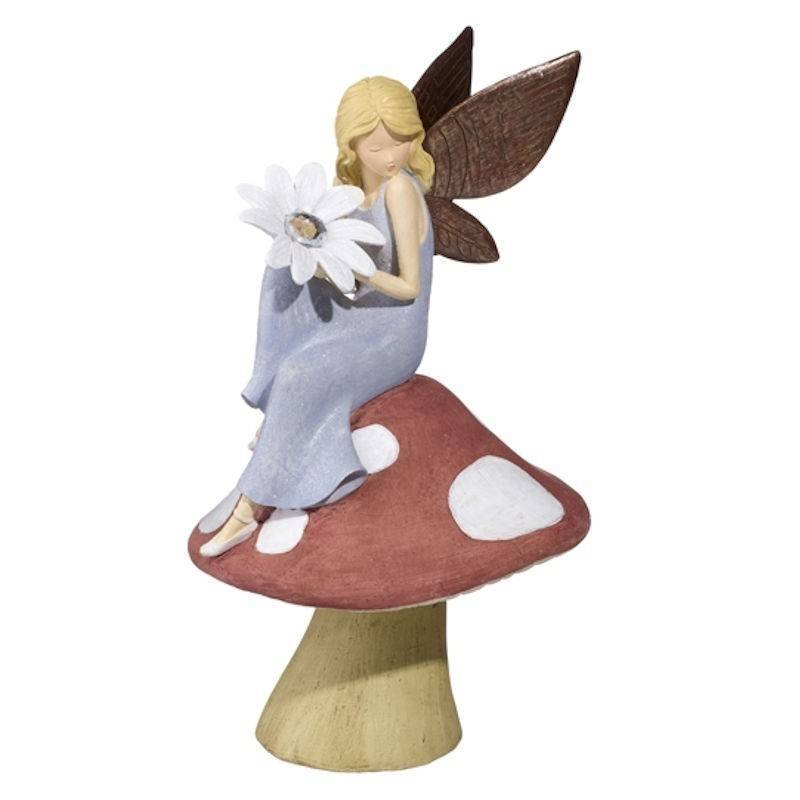 Mushroom Maiden Fairy Garden Figurine