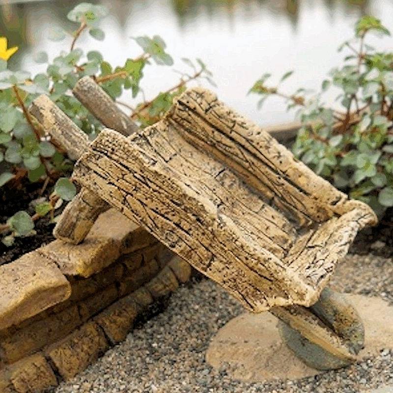 Wheelbarrow Figurine for Fairy Garden