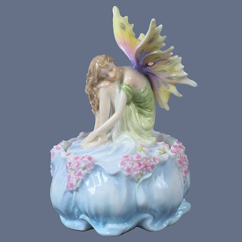 Blue Fairy Trinket Box by Veronese Design