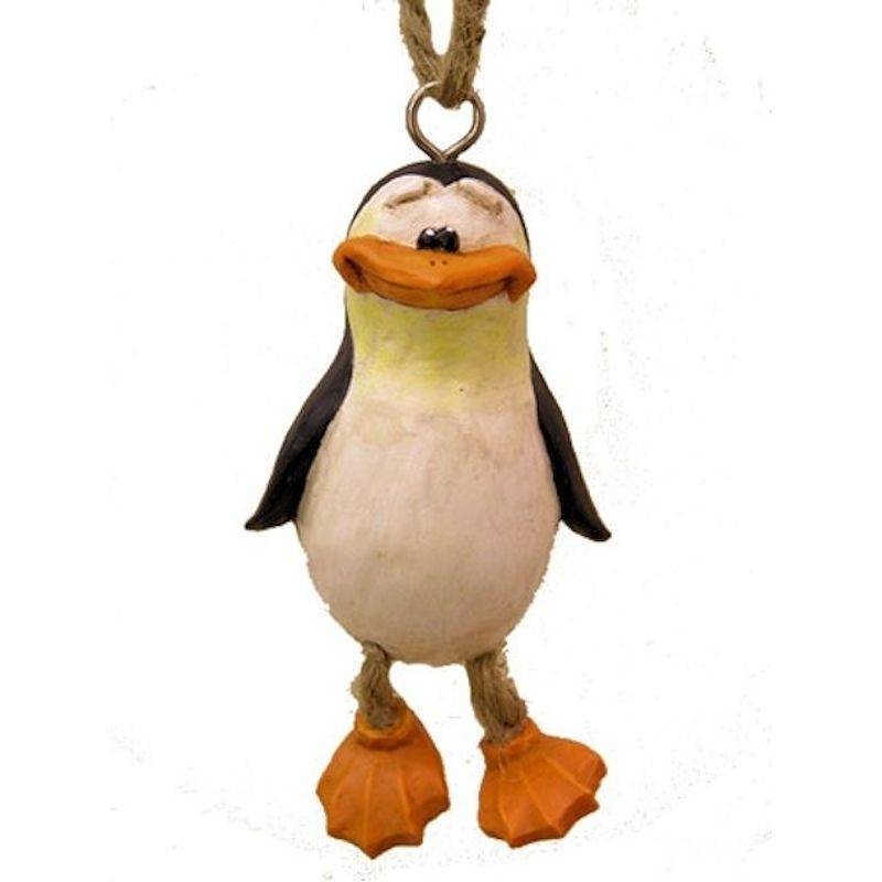 Penguin Figurine Christmas Ornament by Bert Anderson