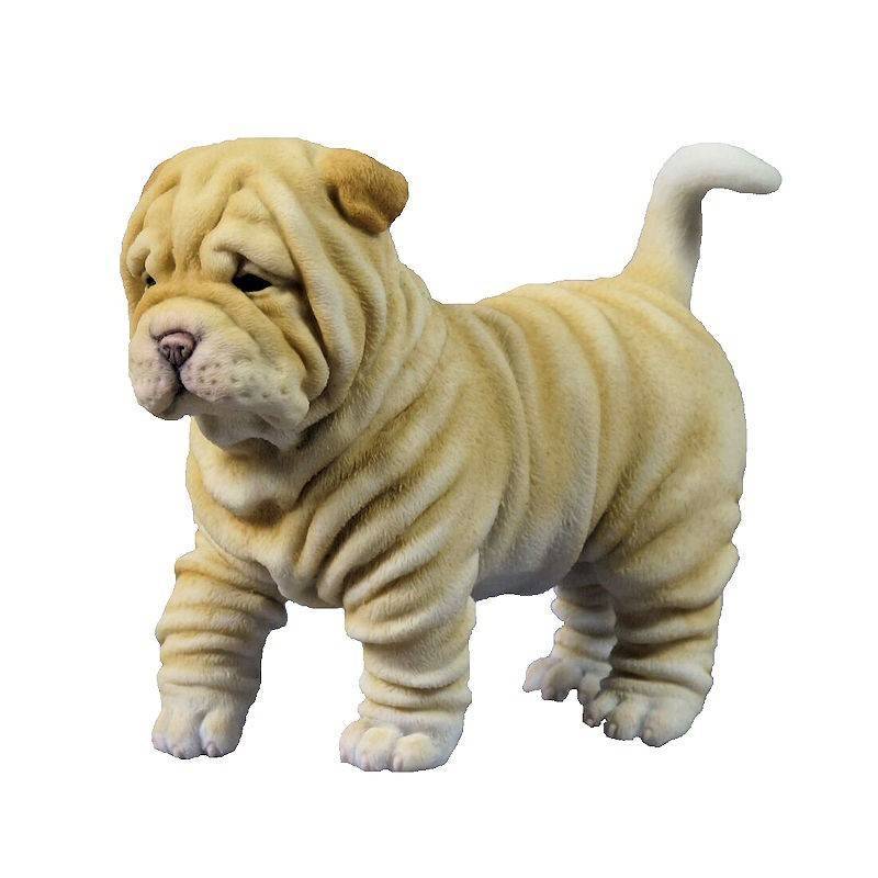 Shar Pei Puppy to Love Dog Figurine