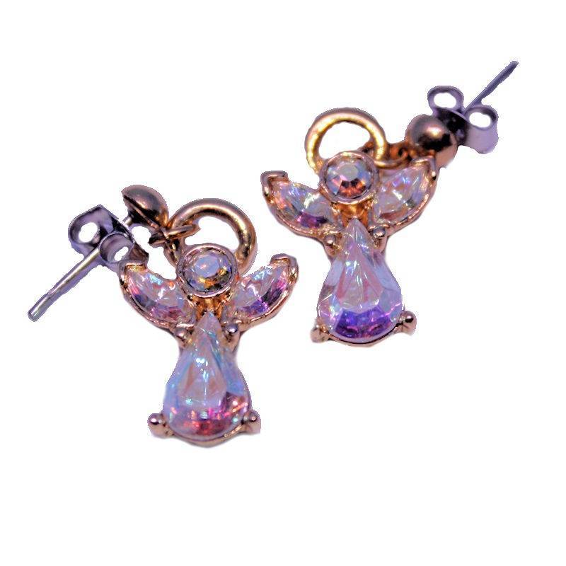 Crystal Angel Glow Earrings