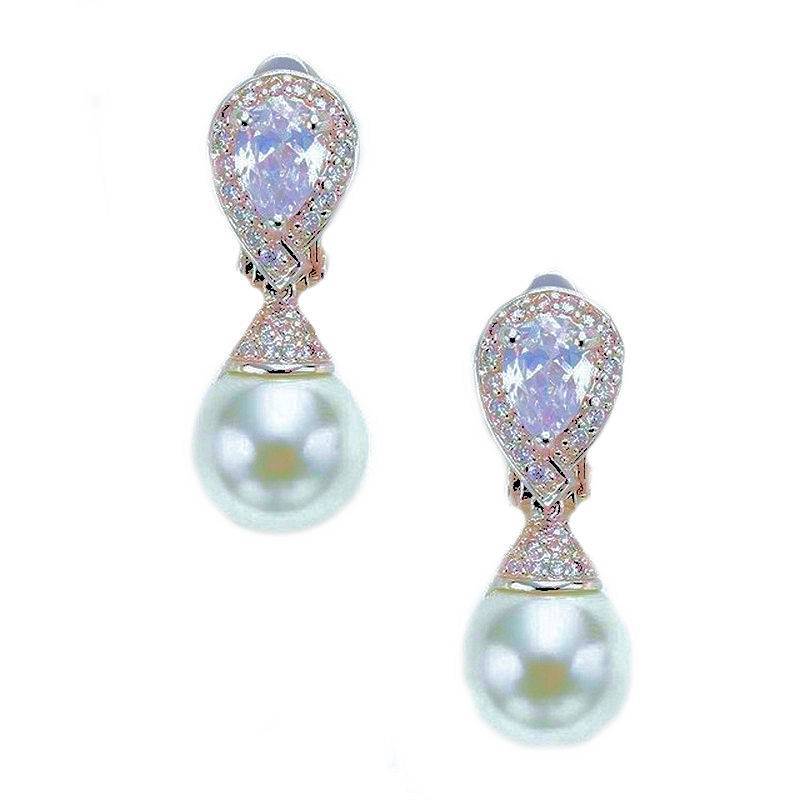 Bridal Earrings Romantic Chic by Spring Street Designs