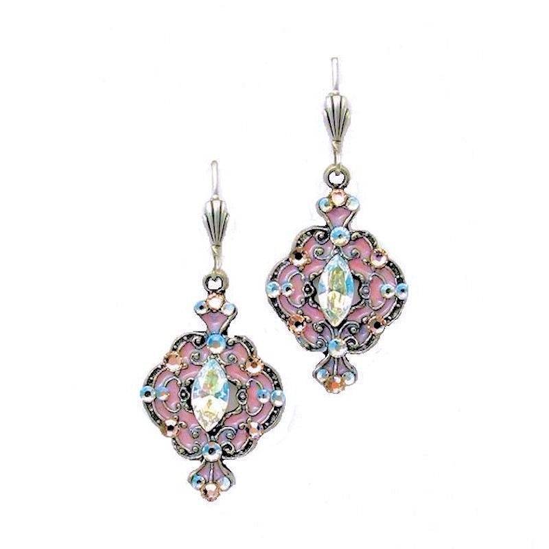 Cat Eyes Chandelier Earrings by Anne Koplik Designs