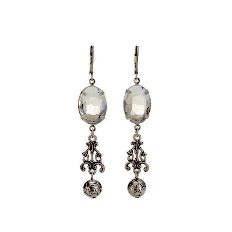 Crystal Drops Chandelier Earrings