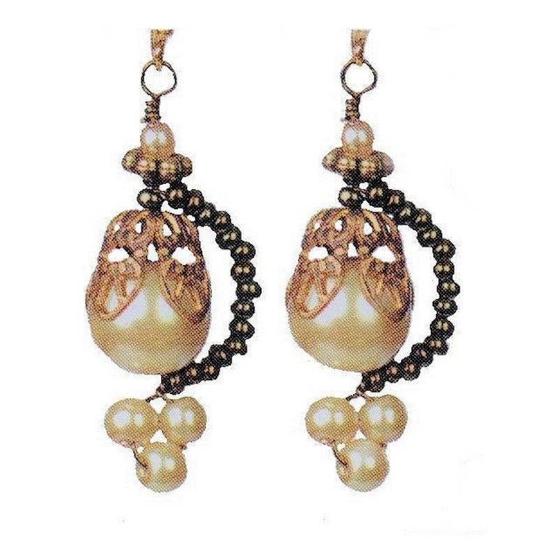 Poetic Pearl Chandelier Earrings by Robin Goodfellow