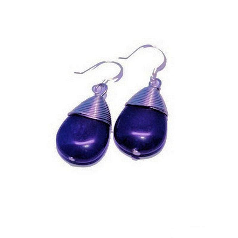 Sodalite Gemstone Earrings with Special Properties