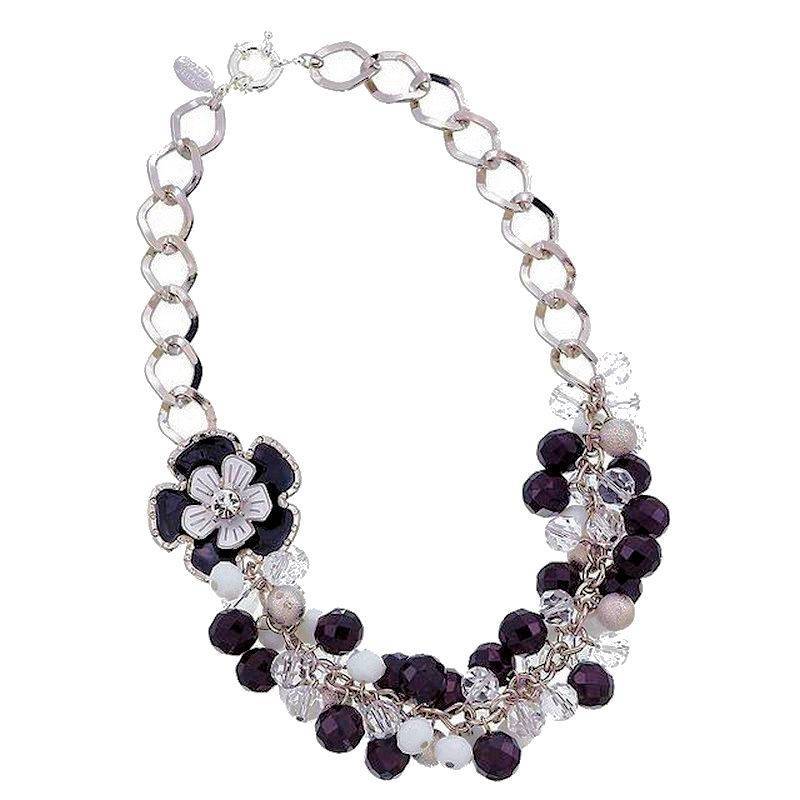 Casablanca Romantic Floral Necklace by Spring Street Design