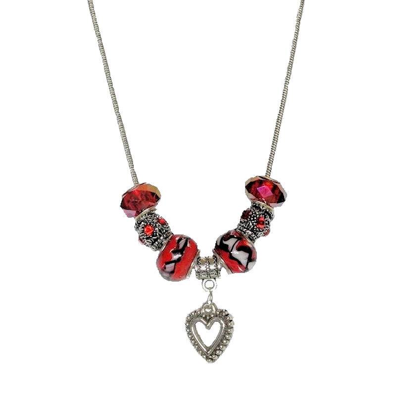 Love is in the Air Beaded Necklace